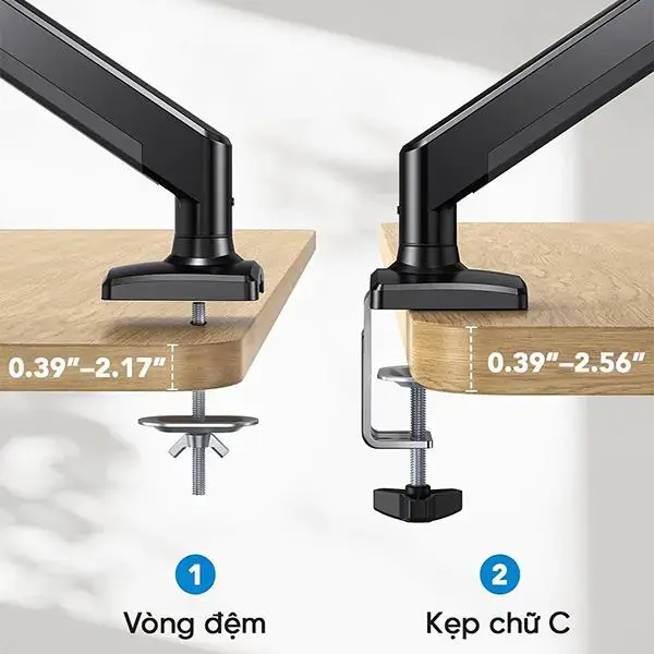 Giá treo, giá đỡ arm màn hình máy tính E-Dra EMA7302