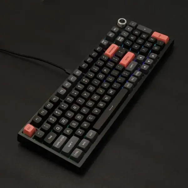 Bàn phím máy tính gaming cơ có dây Asestek AK98 grey black