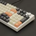 Bàn phím máy tính gaming cơ có dây Asestek AK98 grey white