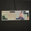 Bàn phím máy tính gaming cơ có dây Asestek AK98 grey white