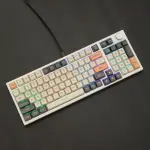 Bàn phím máy tính gaming cơ có dây Asestek AK98 grey white