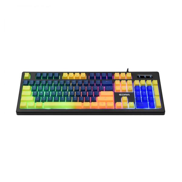 Bàn phím máy tính cơ gaming có dây E-Dra EK302 Yellow Blue