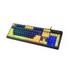 Bàn phím máy tính cơ gaming có dây E-Dra EK302 Yellow Blue