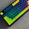 Bàn phím máy tính cơ gaming có dây E-Dra EK302 Yellow Blue