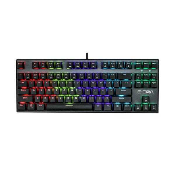 Bàn phím máy tính cơ gaming có dây E-Dra EK3087 V2 Black