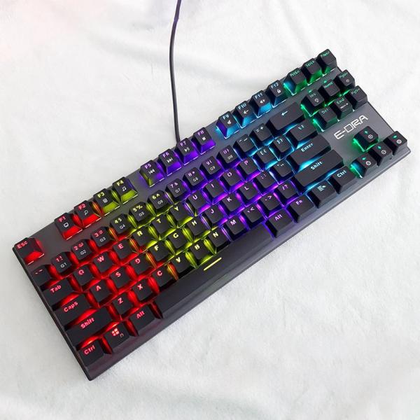 Bàn phím máy tính cơ gaming có dây E-Dra EK3087 V2 Black