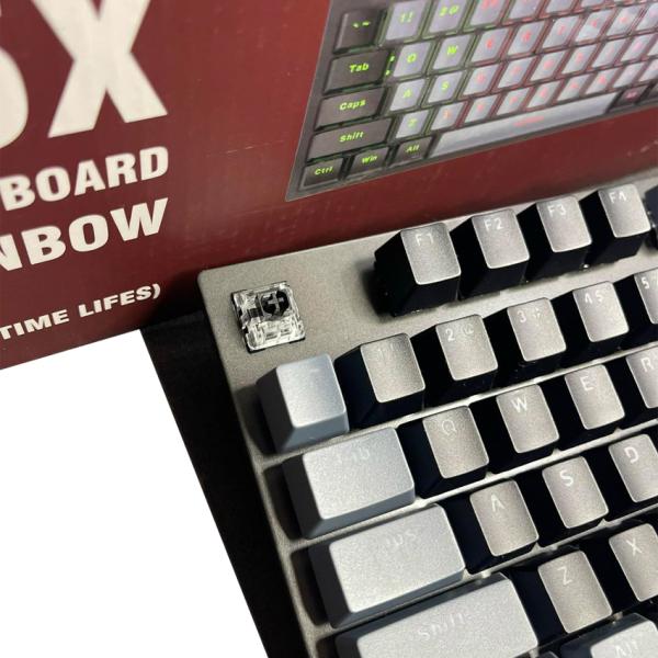 Bàn phím máy tính cơ gaming có dây E-Dra EK315X Gray Black