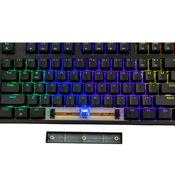 Bàn phím máy tính cơ gaming có dây E-Dra EK3287 Black