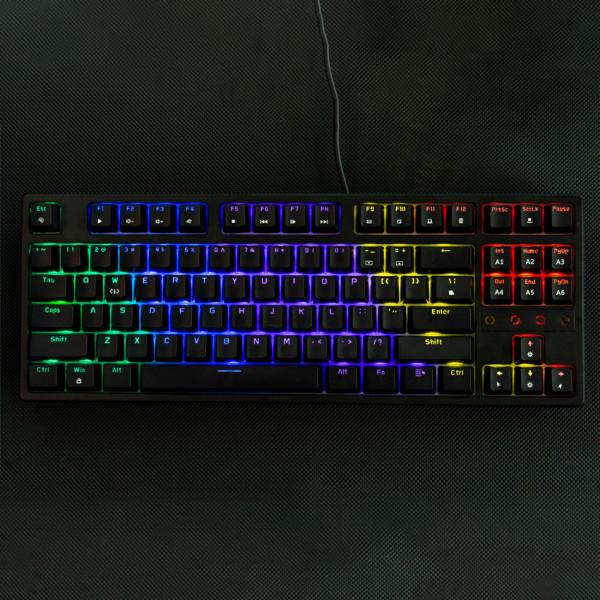 Bàn phím máy tính cơ gaming có dây E-Dra EK3287 Black
