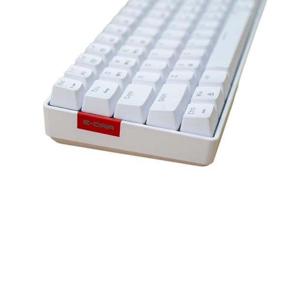 Bàn phím máy tính cơ gaming không dây E-Dra EK361W V3 White
