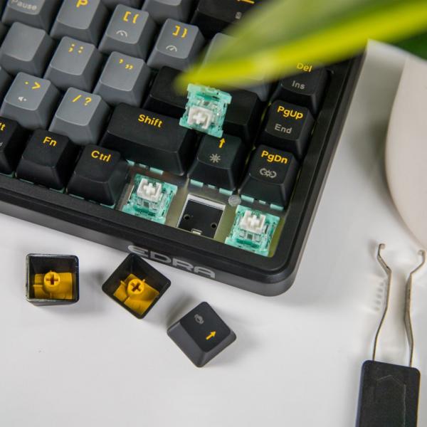 Bàn phím cơ gaming có dây E-Dra EK368RT Triple Mode