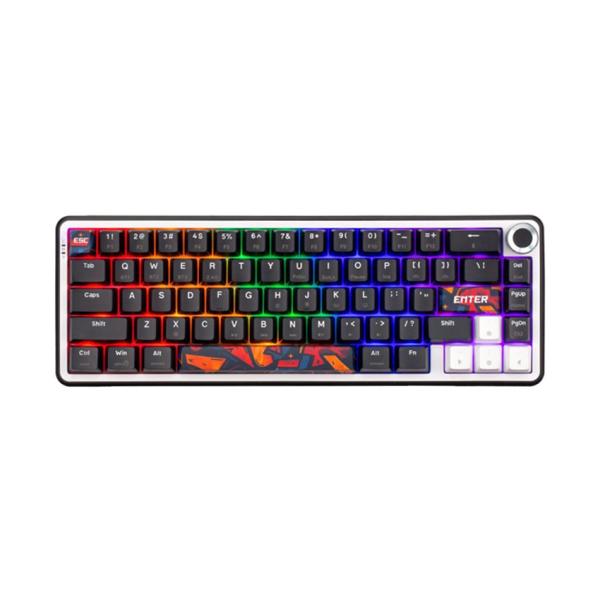 Bàn phím máy tính cơ gaming không dây E-Dra EK368S Tri-Mode