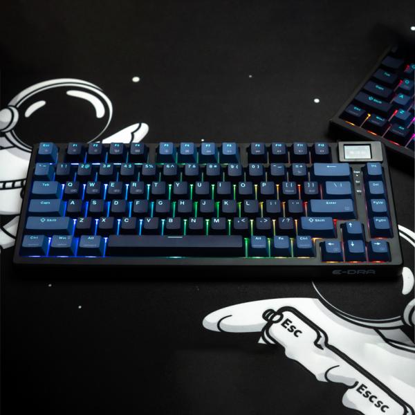 Bàn phím máy tính cơ gaming không dây E-Dra EK375 Pro Alpha