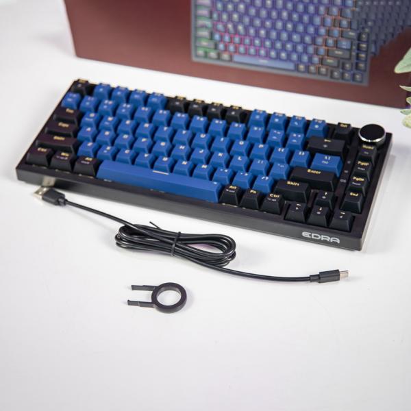 Bàn phím máy tính cơ gaming có dây E-Dra EK375 V2 Alpha