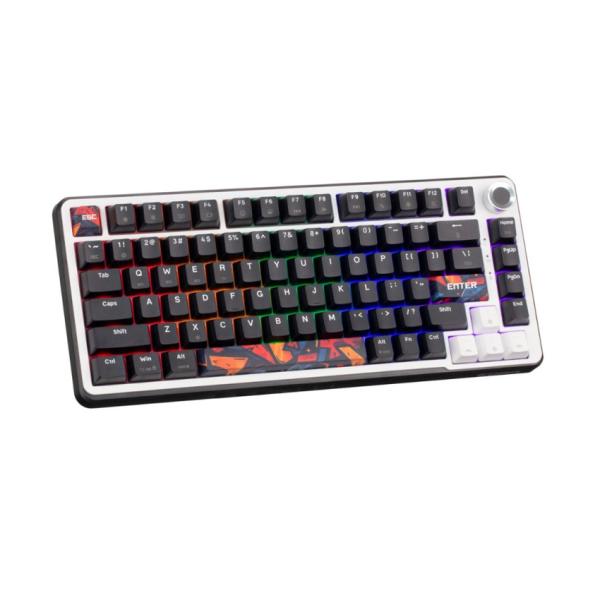 Bàn phím máy tính cơ gaming không dây E-Dra EK375S Tri-Mode