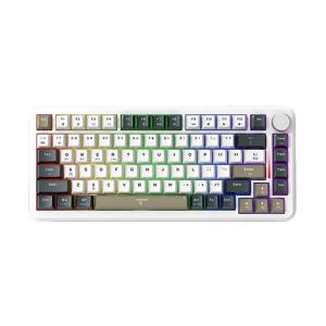 Bàn phím máy tính cơ gaming không dây E-Dra EK375W White