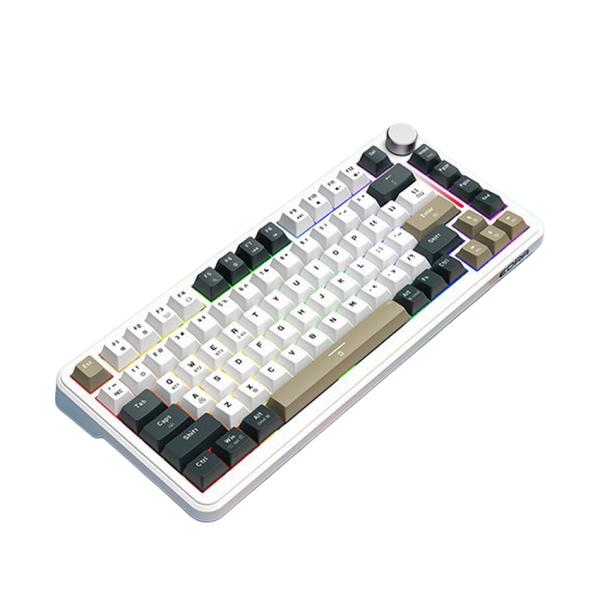 Bàn phím máy tính cơ gaming không dây E-Dra EK375W White
