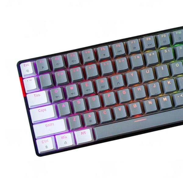 Bàn phím máy tính cơ gaming không dây E-Dra EK384 Triple Mode Alpha