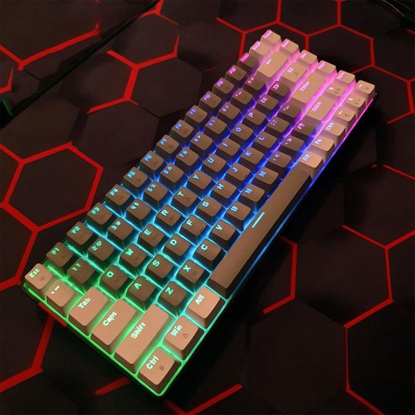Bàn phím máy tính cơ gaming không dây E-Dra EK384 Triple Mode Alpha
