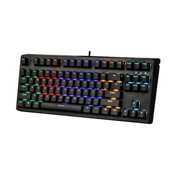 Bàn phím máy tính cơ gaming có dây E-Dra EK387 Black