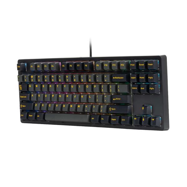 Bàn phím máy tính cơ gaming có dây E-Dra EK387FL Polar Night