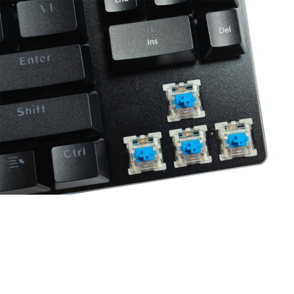 Bàn phím máy tính cơ gaming có dây E-Dra EK389 V2 Black