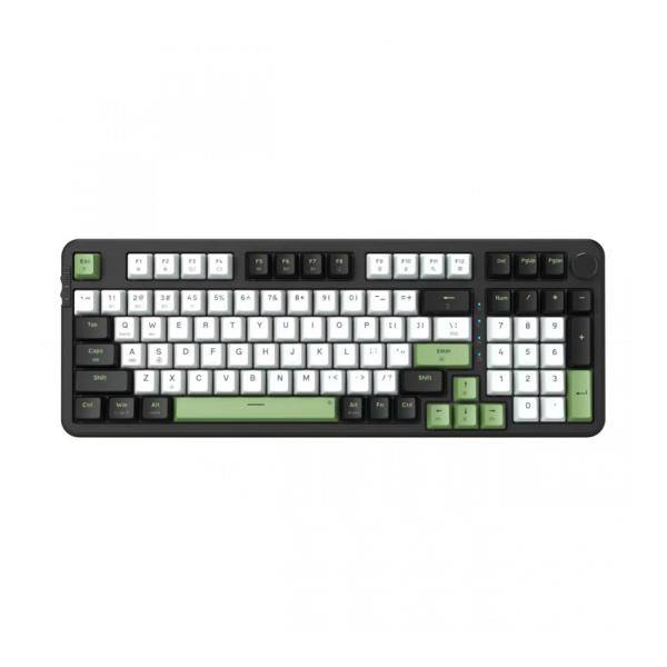 Bàn phím máy tính cơ gaming không dây E-Dra EK398W Black White