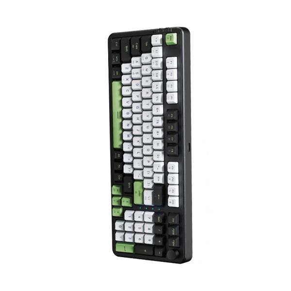 Bàn phím máy tính cơ gaming không dây E-Dra EK398W Black White