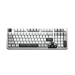Bàn phím máy tính cơ gaming không dây E-Dra EK398W Gray White