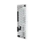 Bàn phím máy tính cơ gaming không dây E-Dra EK398W Gray White