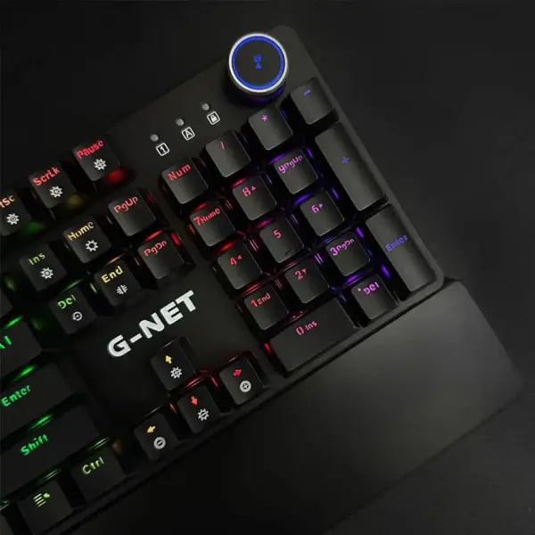 Bàn phím máy tính gaming có dây cơ quang G-Net GK515 Rgb