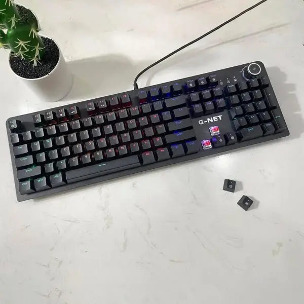 Bàn phím máy tính gaming có dây cơ quang G-Net GK515