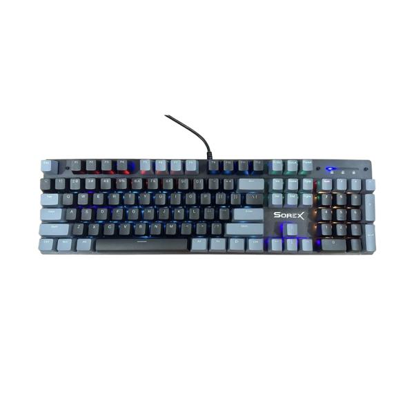 Bàn phím máy tính cơ gaming có dây Sorex SK104 Gray Black