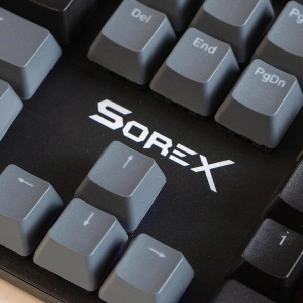 Bàn phím máy tính cơ gaming có dây Sorex SK104 Gray Black