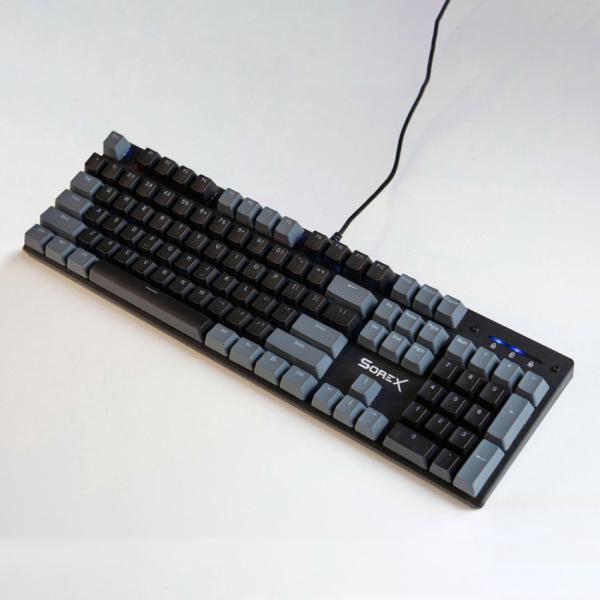 Bàn phím máy tính cơ gaming có dây Sorex SK104 Gray Black