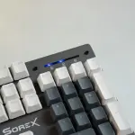 Bàn phím máy tính cơ gaming có dây Sorex SK104 White Gray