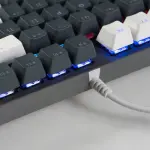 Bàn phím máy tính cơ gaming có dây Sorex SK104 White Gray