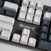 Bàn phím máy tính cơ gaming có dây Sorex SK104 White Gray