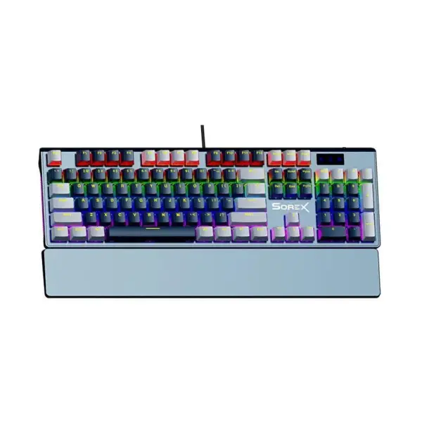 Bàn phím máy tính gaming cơ có dây Sorex SK105 Grey Black