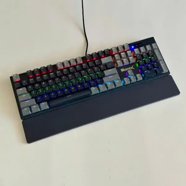 Bàn phím máy tính gaming cơ có dây Sorex SK105 Grey Black