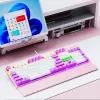 Bàn phím máy tính gaming cơ có dây Sorex SK105 Pink White