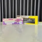 Bàn phím máy tính gaming cơ có dây Sorex SK105 Pink White