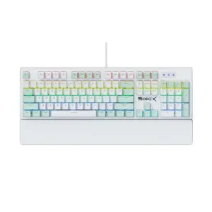 Bàn phím máy tính gaming cơ có dây Sorex SK105 Green White