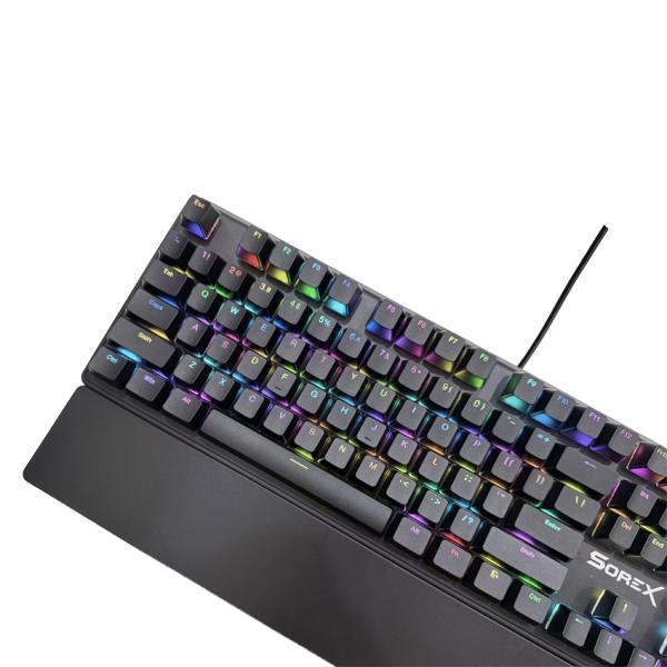 Bàn phím máy tính cơ gaming có dây Sorex SK108 RGB