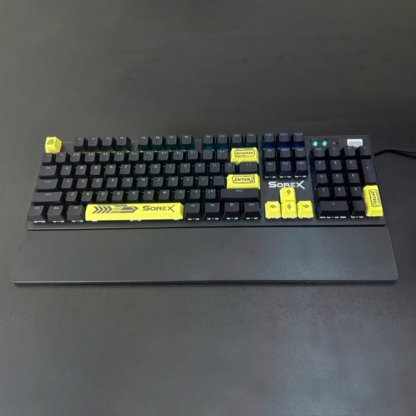 Bàn phím máy tính cơ gaming có dây Sorex SK108 RGB
