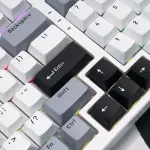 Bàn phím máy tính gaming không dây Sorex SK98W gray black Rgb 3 mode