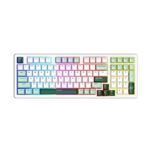 Bàn phím máy tính gaming không dây Sorex SK98W Green Wild Rgb 3 mode