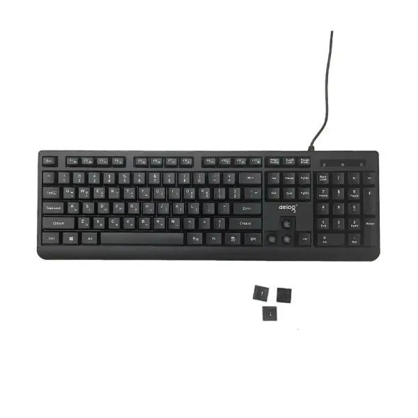 Bàn phím máy tính văn phòng tiếng hàn quốc có dây Deiog DY-803S