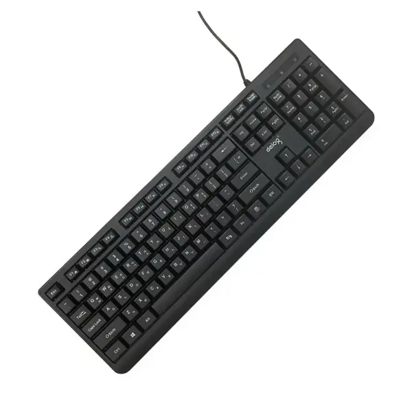 Bàn phím máy tính văn phòng tiếng hàn quốc có dây Deiog DY-803S