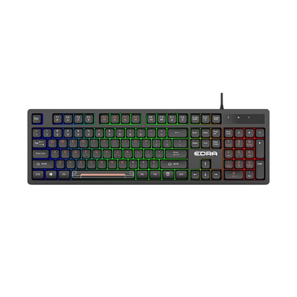 Bàn phím máy tính văn phòng giả cơ có dây E-Dra EK506 Black